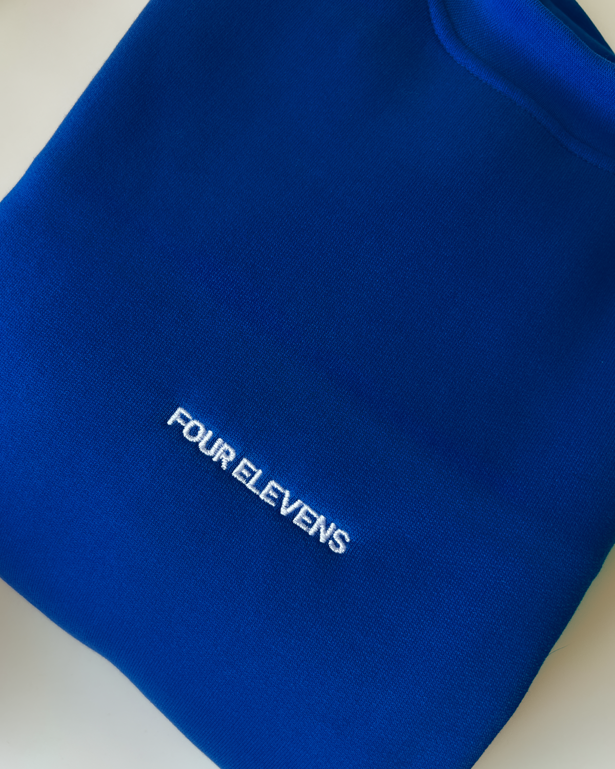 Blue Minimal Four Elevens Sweat